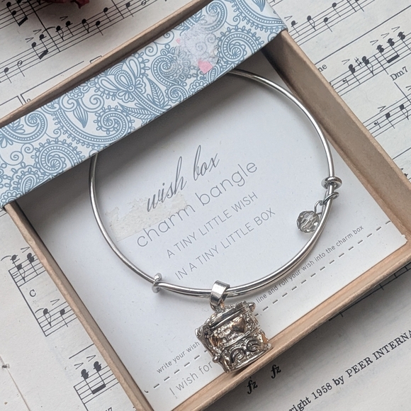Silver Charm Bangle by - Picture 1 of 8